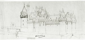 Château de Pierrefonds, 1866